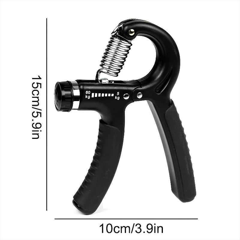 Adjustable Hand Grip Strengthener, 5 to 60kg Resistance Forearm and Grip Trainer