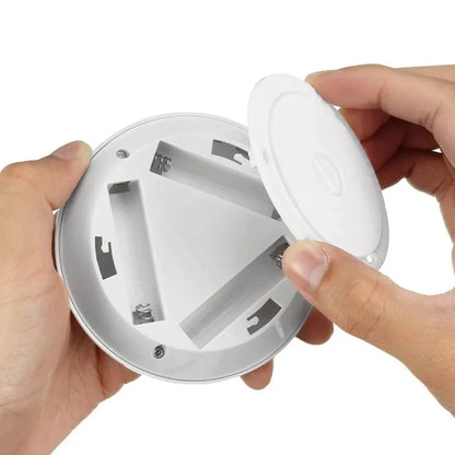 LED Puck Lights with Remote Control, Wireless Battery Operated Under Cabinet Lights with Dimmer and Timer