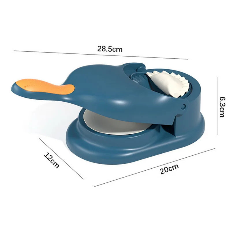 2 in 1 Dumpling Maker Press, Dough Cutter and Dumpling Mold for Empanada, Ravioli, and Pierogi