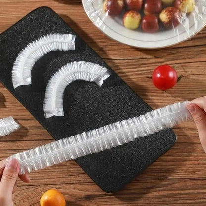 Elastic Stretch Food Storage Covers, Reusable Plastic Bowl Covers, Available in Single Pack & 2 Pack Bundle